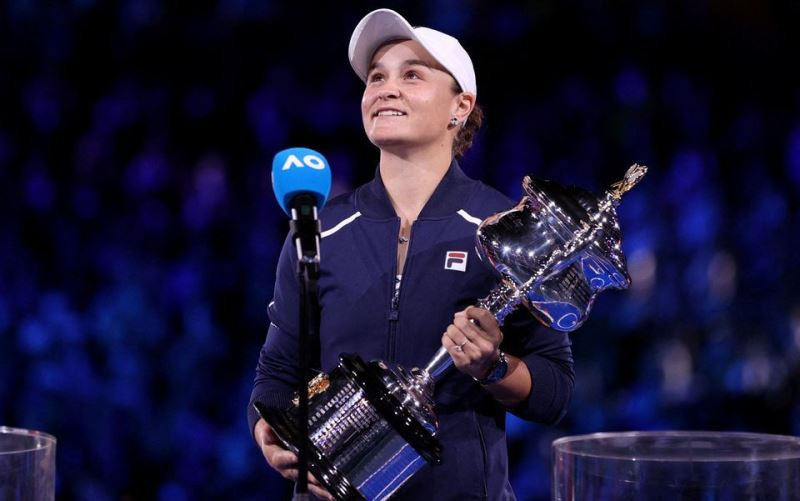Ashleigh Barty giành chức vô địch Australian Open 2022. (Ảnh: REUTERS)