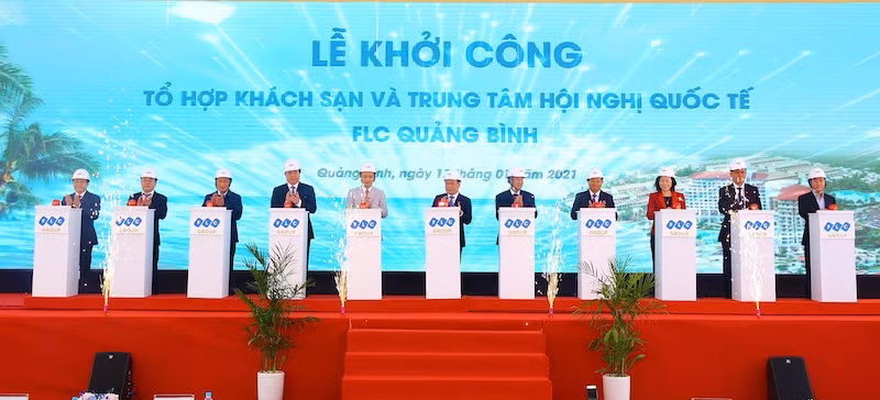 Khởi công tổ hợp khách sạn năm sao và trung tâm hội nghị quốc tế FLC Quảng Bình