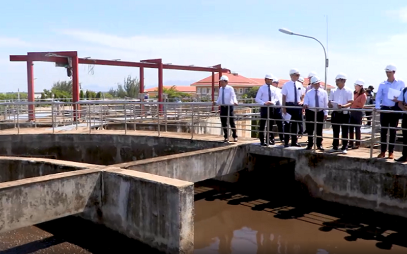 Nhà máy xử lý nước thải Rạch Bà.