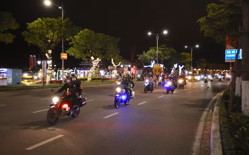 Đà Nẵng tăng cường tuần tra bảo đảm an ninh trật tự đêm Giao thừa -0