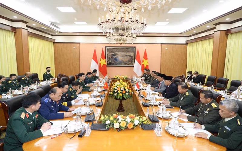 Thúc đẩy hợp tác quốc phòng giữa Việt Nam và In-đô-nê-xi-a -0
