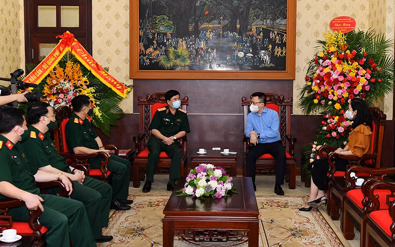 Các bộ, ngành, cơ quan, đơn vị chúc mừng Báo Nhân Dân nhân ngày 21-6 -2