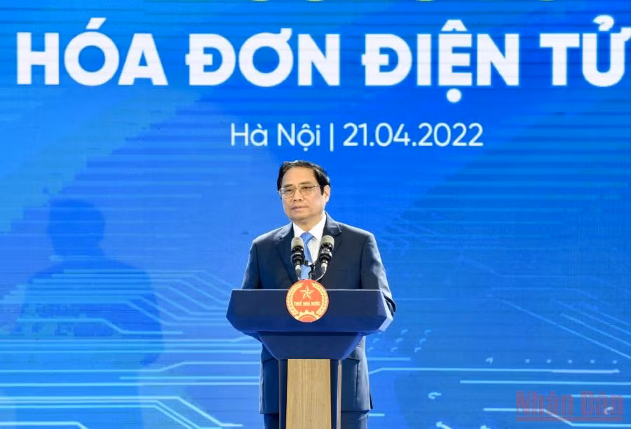 Thủ tướng&nbsp;dự Lễ công bố Hệ thống hóa&nbsp;đơn điện tử toàn quốc -0