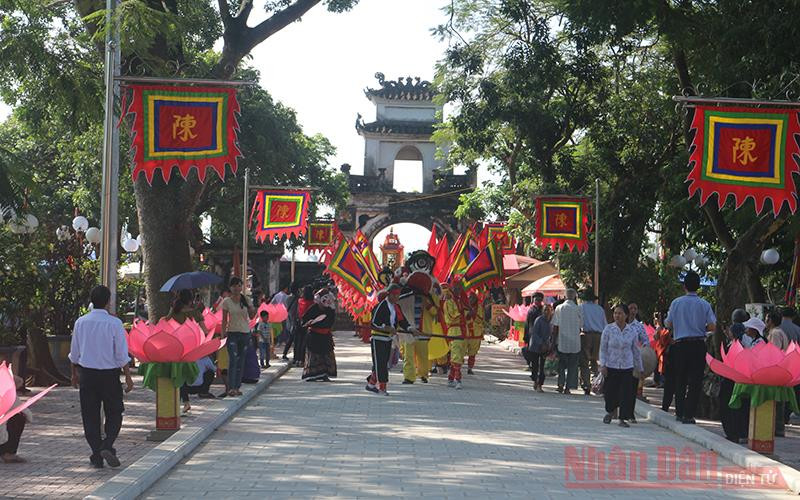Đền Trần Thương, xã Trần Hưng Đạo, huyện Lý Nhân, tỉnh Hà Nam. (Ảnh: NDĐT)