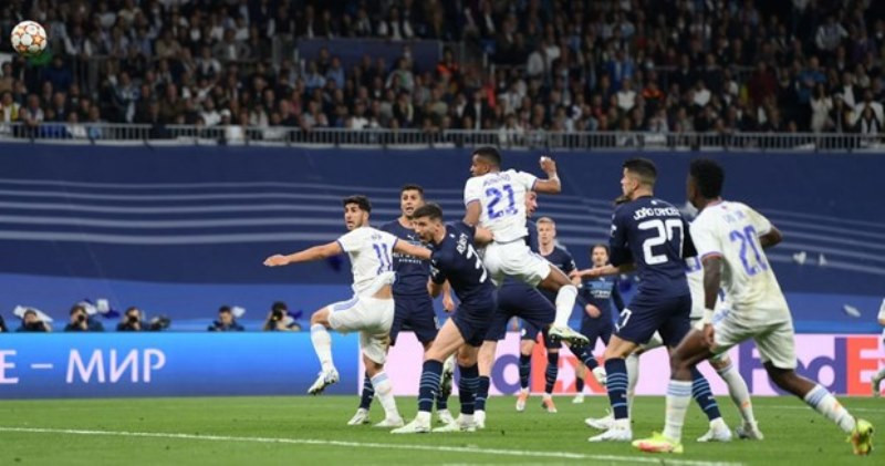 Rodrygo ghi bàn thắng đáng nhớ trong sự nghiệp. (Nguồn: Getty Images) Ngược dòng kinh điển hạ Man City, Real Madrid hiên ngang vào chung kết -0