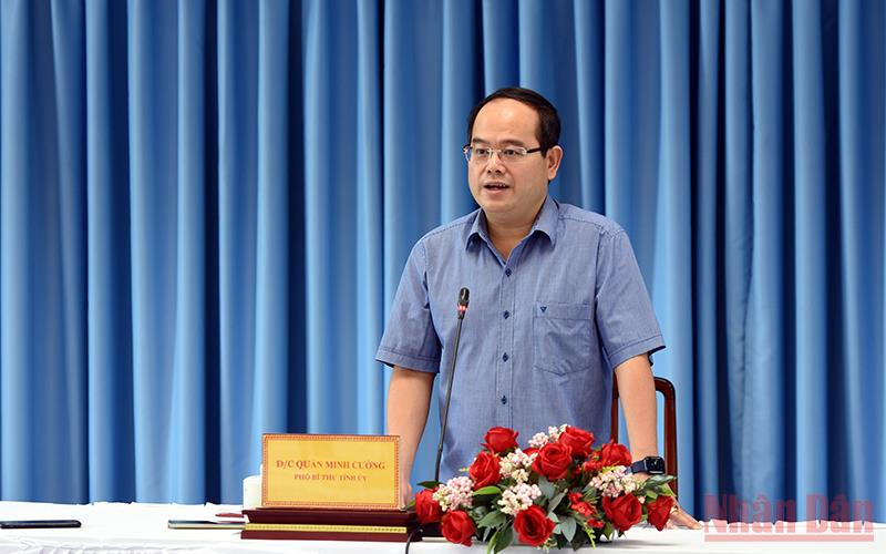 Phó Bí thư Tỉnh ủy Đồng Nai Quản Minh Cường đề nghị phải nới lỏng để sản xuất.