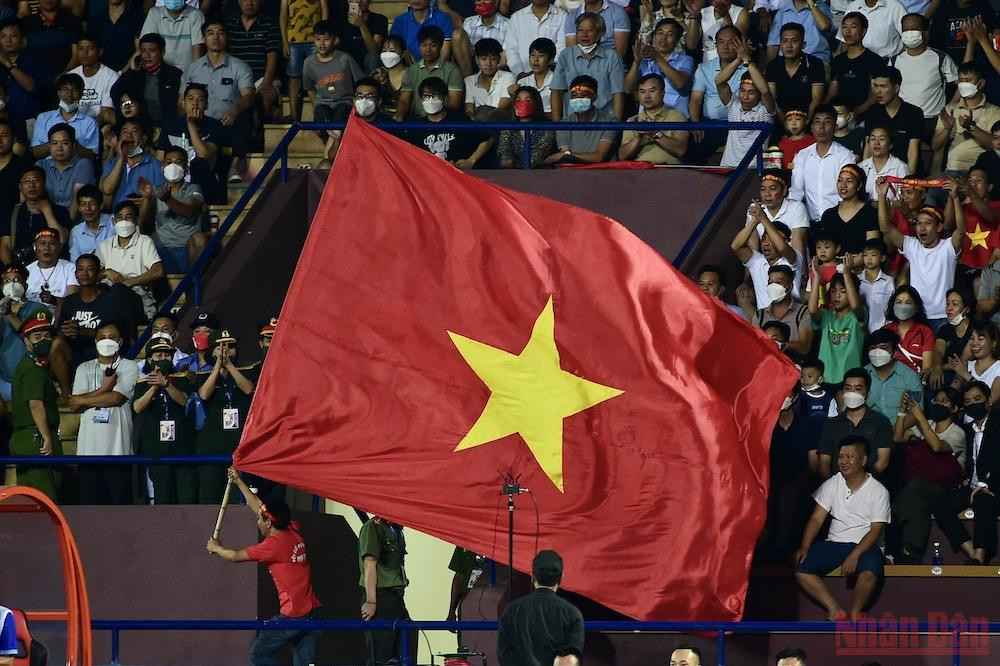 (Ảnh: TRẦN HẢI) (Hết hiệp 1) U23 Việt Nam 0-0 U23 Indonesia: Thế trận giằng co -0