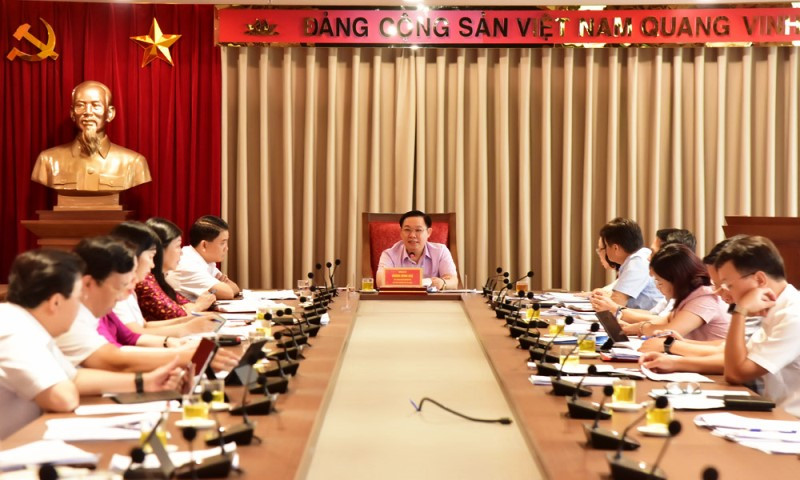 Toàn cảnh hội nghị ngày 14-7.