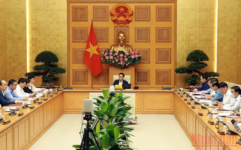 Quang cảnh buổi họp. 