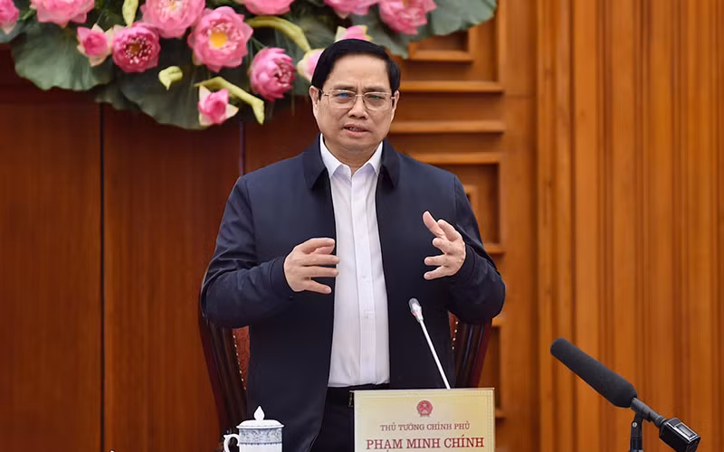 Thủ tướng Phạm Minh Chính là Trưởng Ban Chỉ đạo cải cách hành chính của Chính phủ. (Ảnh: TRẦN HẢI)