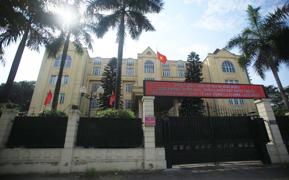 Trụ sở Công an quận Tây Hồ.