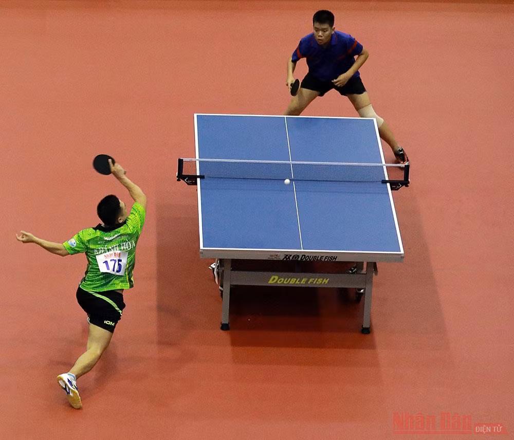 Những khoảnh khắc đẹp tại Giải vô địch bóng bàn Báo Nhân Dân -2
