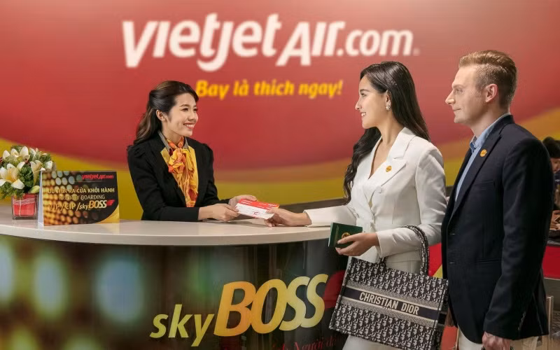 Vietjet giới thiệu hạng vé SkyBoss vừa nâng cấp.