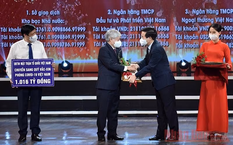 Ra mắt Quỹ vaccine phòng, chống Covid-19 -0