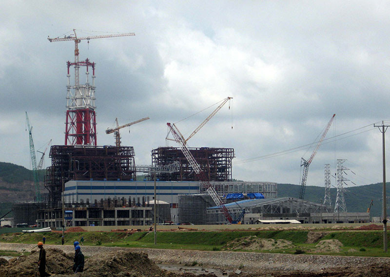 Nhà máy nhiệt điện Nghi Sơn 2 đang được đẩy nhanh tiến độ thi công. Thanh Hóa phấn đấu trở thành cực tăng trưởng mới -0