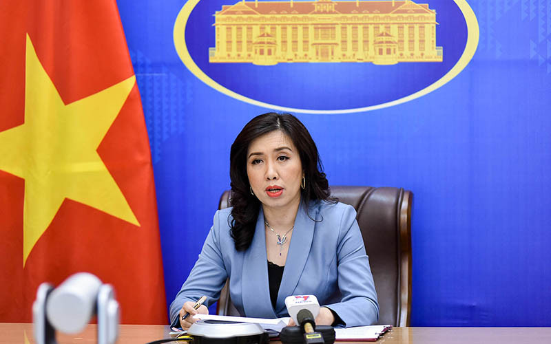Người phát ngôn Bộ Ngoại giao Lê Thị Thu Hằng.