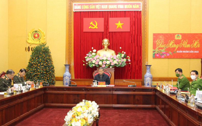 Toàn cảnh cuộc họp. (Ảnh: Báo Công an nhân dân) Hoạt động của lãnh đạo Đảng, Nhà nước -0