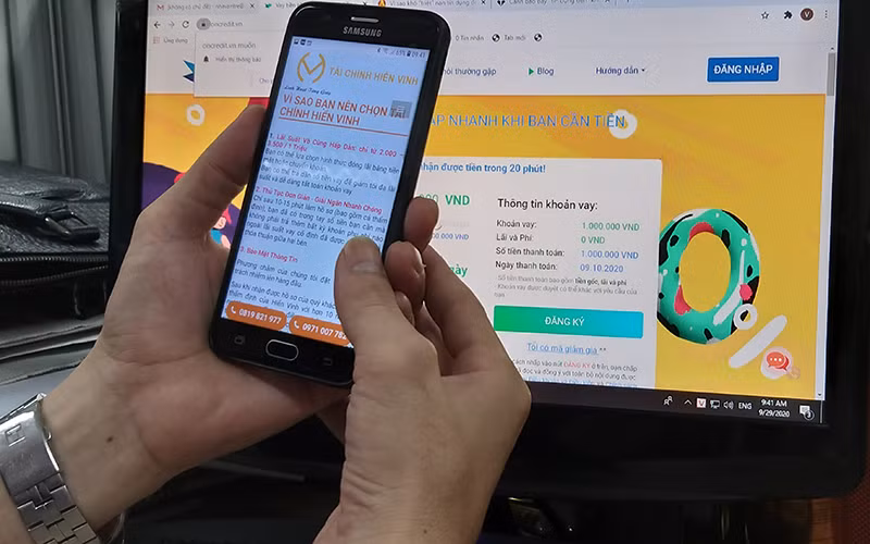 Nhiều người lựa chọn vay qua app vì sự tiện lợi, nhanh gọn.