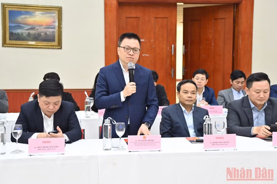 Báo Nhân Dân ký thỏa thuận hợp tác với Đại học Quốc gia Hà Nội -0