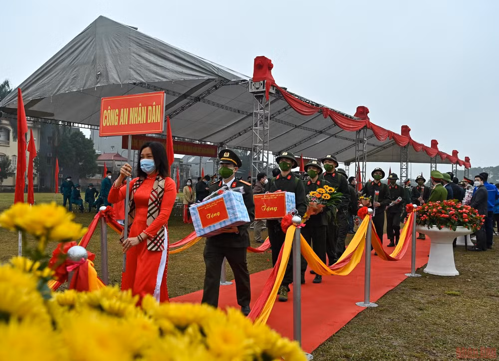 30 quận huyện, thị xã Hà Nội tổ chức lễ giao nhận quân năm 2022 -0