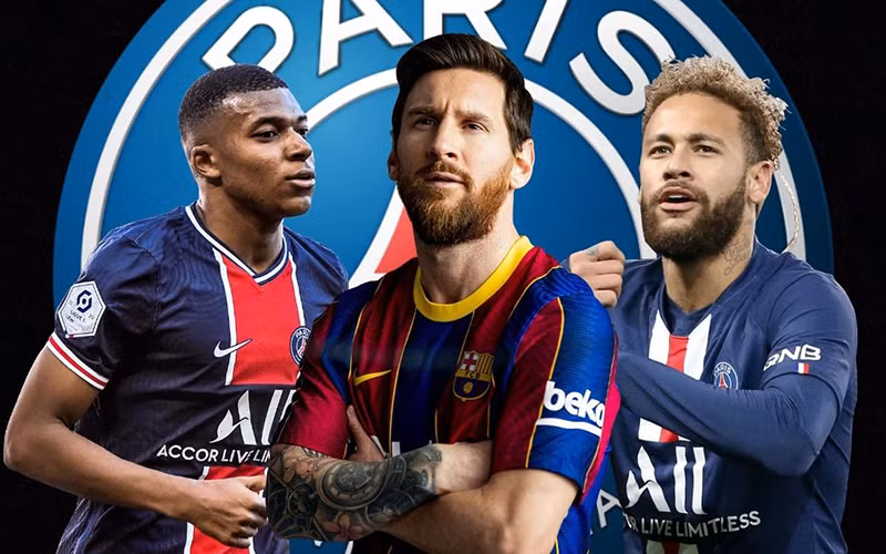 PSG đang sở hữu bộ ba tấn công khủng khiếp Messi, Neymar, Mbappe. (Ảnh: MedioTiempo) 