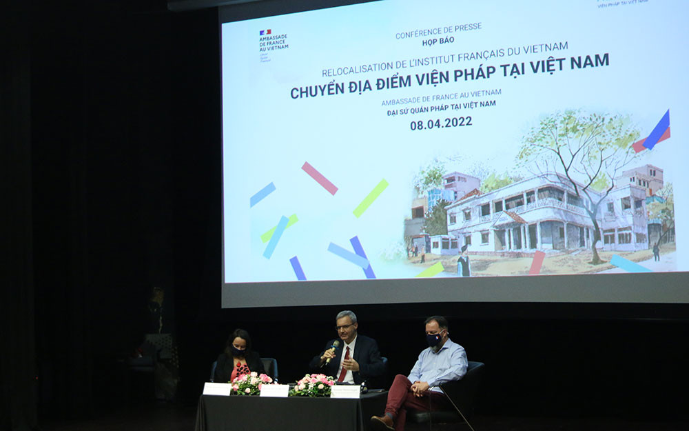 Buổi họp báo cuối cùng tại địa điểm Tràng Tiền của Viện Pháp. (Ảnh: Viện Pháp tại Hà Nội) Viện Pháp chuyển địa điểm: Sự tiếc nuối trong lòng công chúng -0