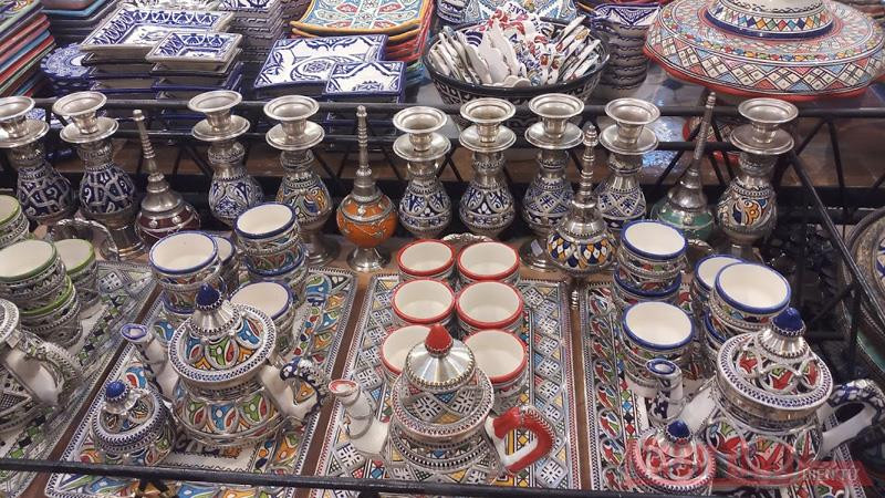 Đồ gốm ở thành Fez Tản mạn những cung đường Morocco -0