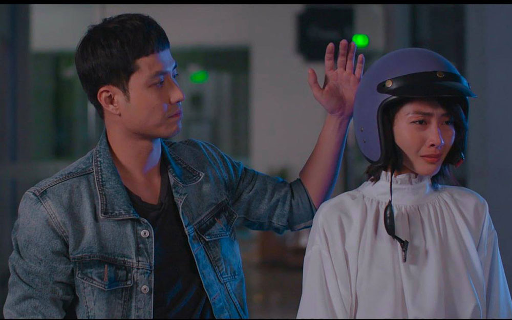Diễn viên Thanh Sơn và Khả Ngân trong phim "11 tháng 5 ngày" đang phát sóng. Làm phim mùa dịch -0