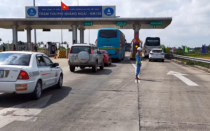 Đường cao tốc Đà Nẵng-Quảng Ngãi. (Ảnh: VEC cung cấp)