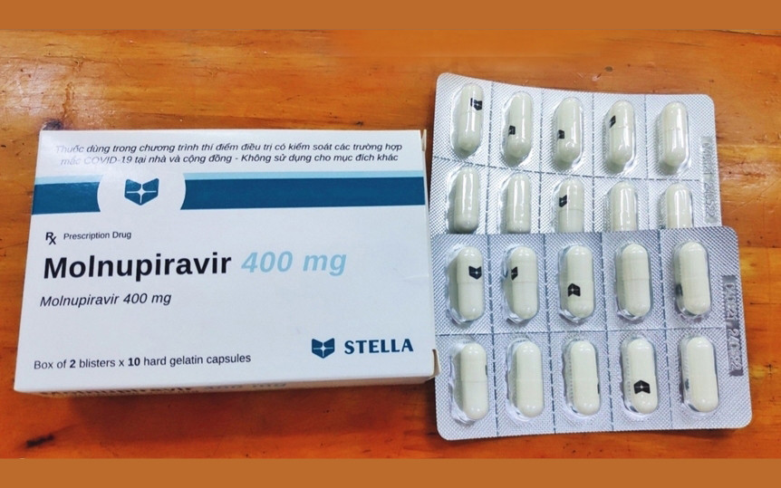 Thuốc kháng virus Molnupiavir. 