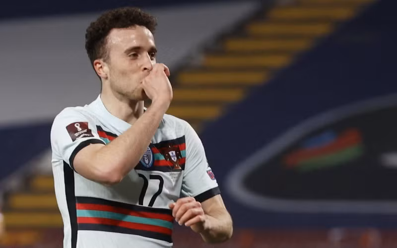 Diogo Jota được kỳ vọng sẽ thi đấu tốt để giúp Bồ Đào Nha chiến thắng. (Ảnh: Getty Images)