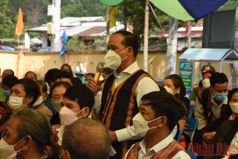 Tổ chức đối thoại 2 cấp huyện, xã với đồng bào dân tộc Cơ Tu -0