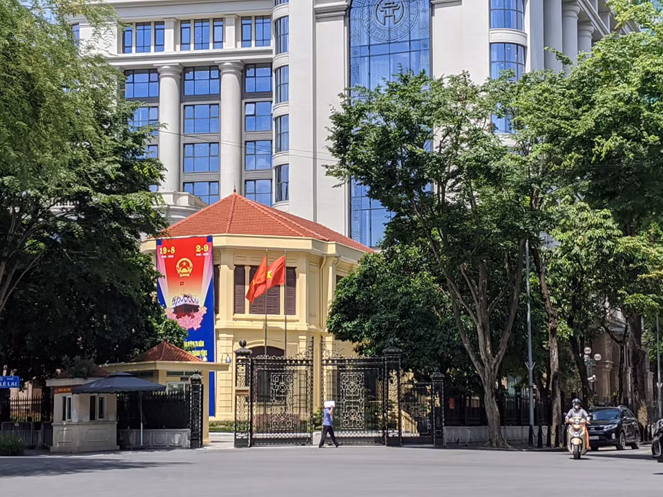 Trụ sở Thành ủy Hà Nội.