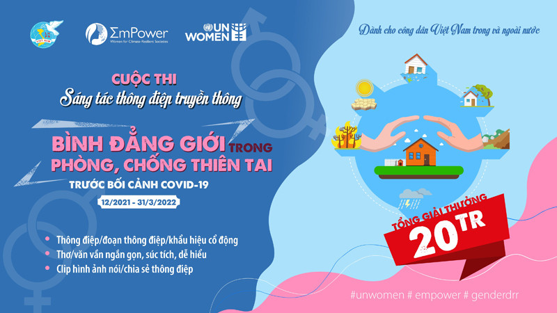 Sáng tác thông điệp truyền thông về bình đẳng giới trong phòng chống thiên tai -0