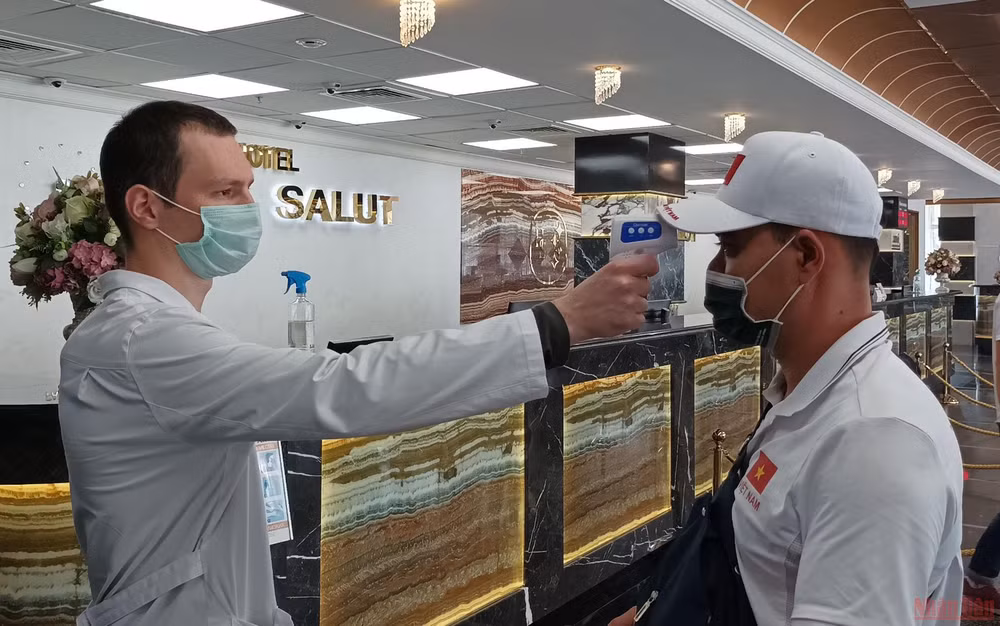 Army Games 2021: Đoàn Việt Nam luyện tập duy trì thể trạng tốt trong những ngày cách ly -0