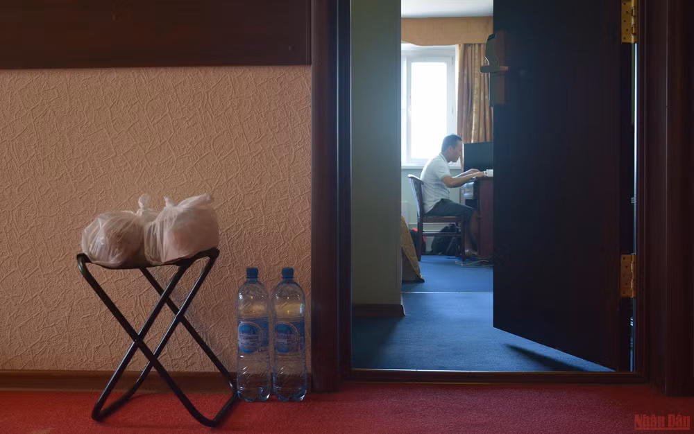 Army Games 2021: Đoàn Việt Nam luyện tập duy trì thể trạng tốt trong những ngày cách ly -2