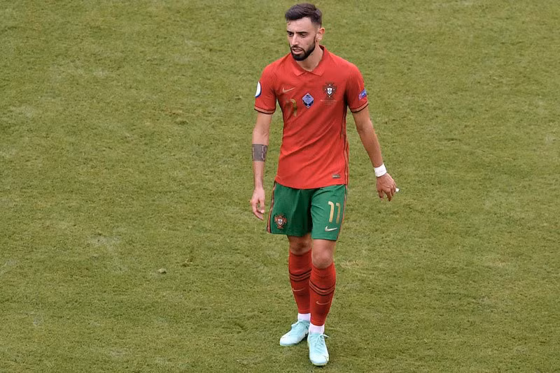 Bruno Fernandes đang có màn trình diễn nhạt nhòa ở đội tuyển. 