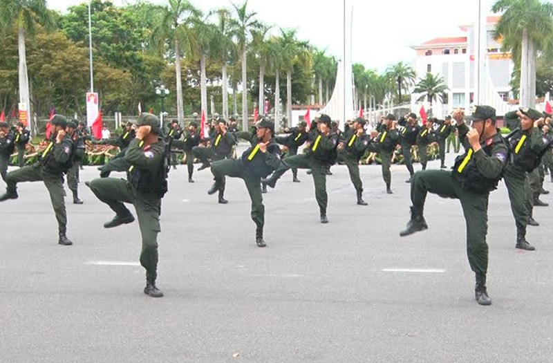 Các vận động viên tham dự Hội thi điều lệnh, bắn súng, võ thuật. Bộ Công an trao 53 giải thưởng cho tập thể, cá nhân đạt thành tích xuất sắc tại Hội thi điều lệnh, bắn súng, võ thuật -0
