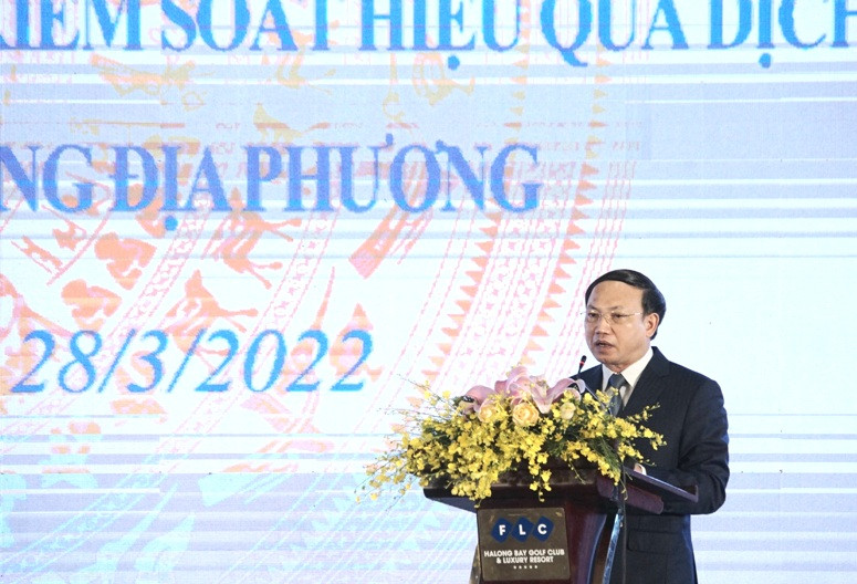 Đồng chí Nguyễn Xuân Ký, Ủy viên Trung ương Đảng, Bí thư Tỉnh ủy Quảng Ninh phát biểu tại Hội thảo. Hội thảo Nguồn lực và động lực cho phục hồi và phát triển kinh tế-xã hội -0