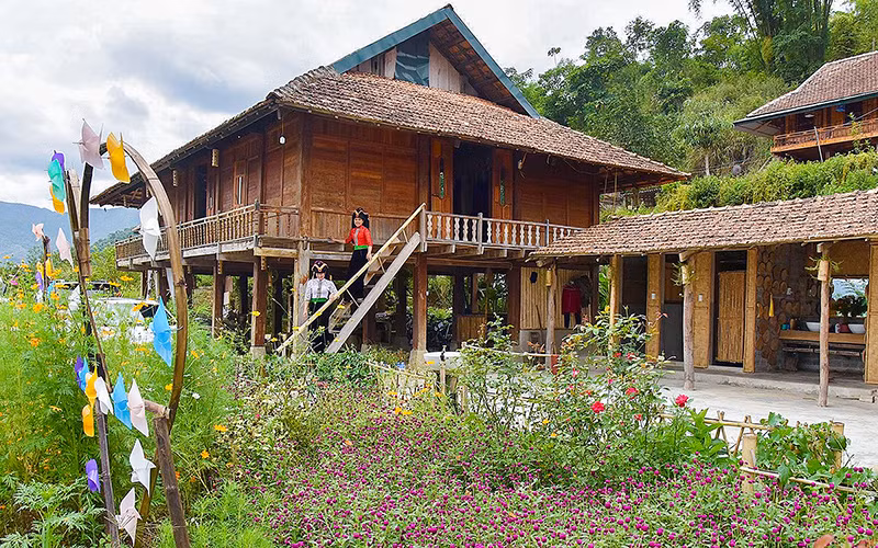 Du lịch cộng đồng tại bản Che Căn, xã Mường Phăng, TP Điện Biên Phủ (tỉnh Điện Biên).Ảnh: MINH HÀ