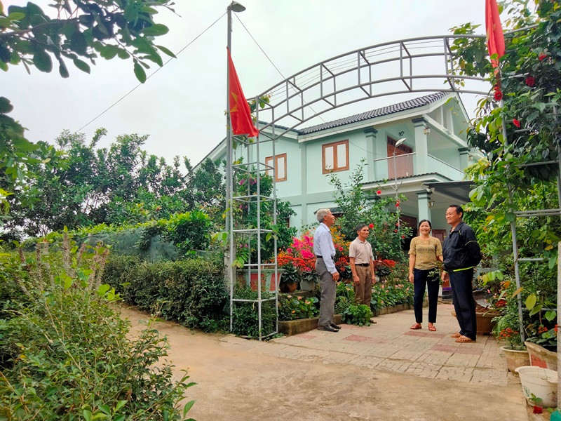 Cụm dân cư sáng - xanh - sạch - đẹp - an toàn - văn minh thôn Cừa Lĩnh (Đức Lĩnh). Xây dựng nông thôn mới ở Vũ Quang: Khi cái khó ló cái khôn -0