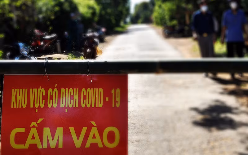 Đến 12-8, Quảng Trị có sáu khu vực bị phong tỏa vì nguy cơ cao lây nhiễm Covid-19.