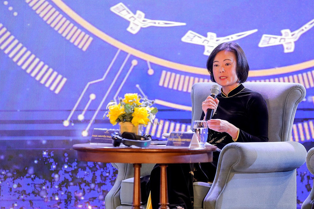 GS Nguyễn Thục Quyên, đồng Chủ tịch Hội đồng sơ khảo giải thưởng VinFuture. Tương lai của năng lượng sẽ thuộc về công nghệ bền vững, giá cả phải chăng -0