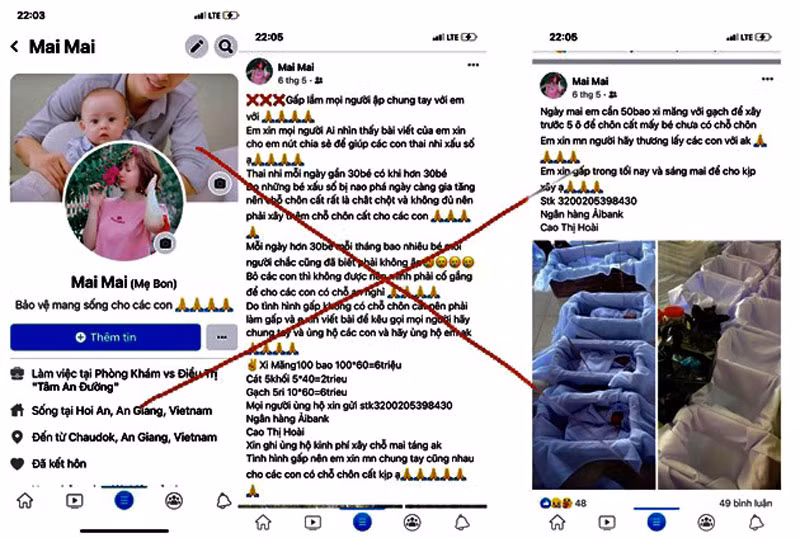 Bắt đối tượng kêu gọi từ thiện trá hình để trục lợi -0