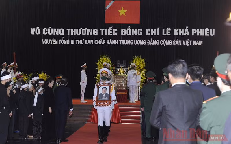 [Cập nhật]: Lễ truy điệu và an táng nguyên Tổng Bí thư Lê Khả Phiêu -0