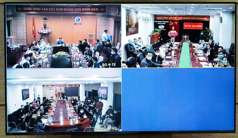 Cuộc họp trực tiếp với Hải Dương và Quảng Ninh. Phát hiện hai ca lây nhiễm trong cộng đồng tại Quảng Ninh và Hải Dương -0