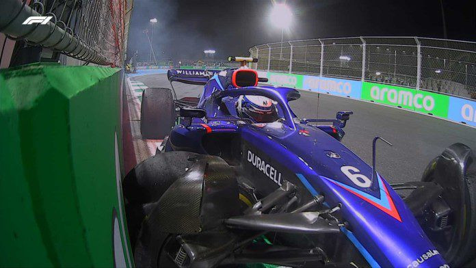 Latifi liên tiếp gặp tai nạn tại mùa giải 2022. (Ảnh: F1) Kịch tính đến những giây cuối cùng -0