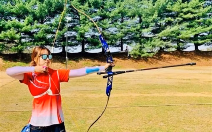 Nữ cung thủ tài năng Đỗ Thị Ánh Nguyệt.