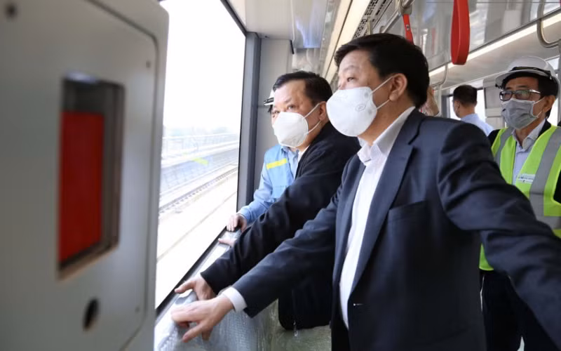 Tháng 10/2022, hoàn thành đoạn trên cao tuyến đường sắt đô thị Nhổn-ga Hà Nội -0