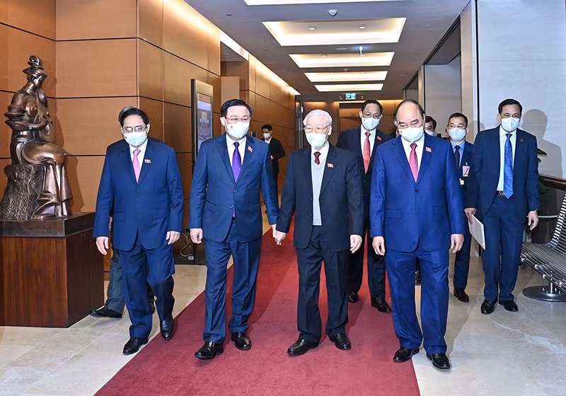 Trọng thể khai mạc kỳ họp bất thường lần thứ nhất, Quốc hội khóa XV -0